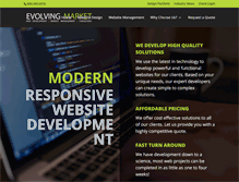 Tablet Screenshot of evolvingmarket.com
